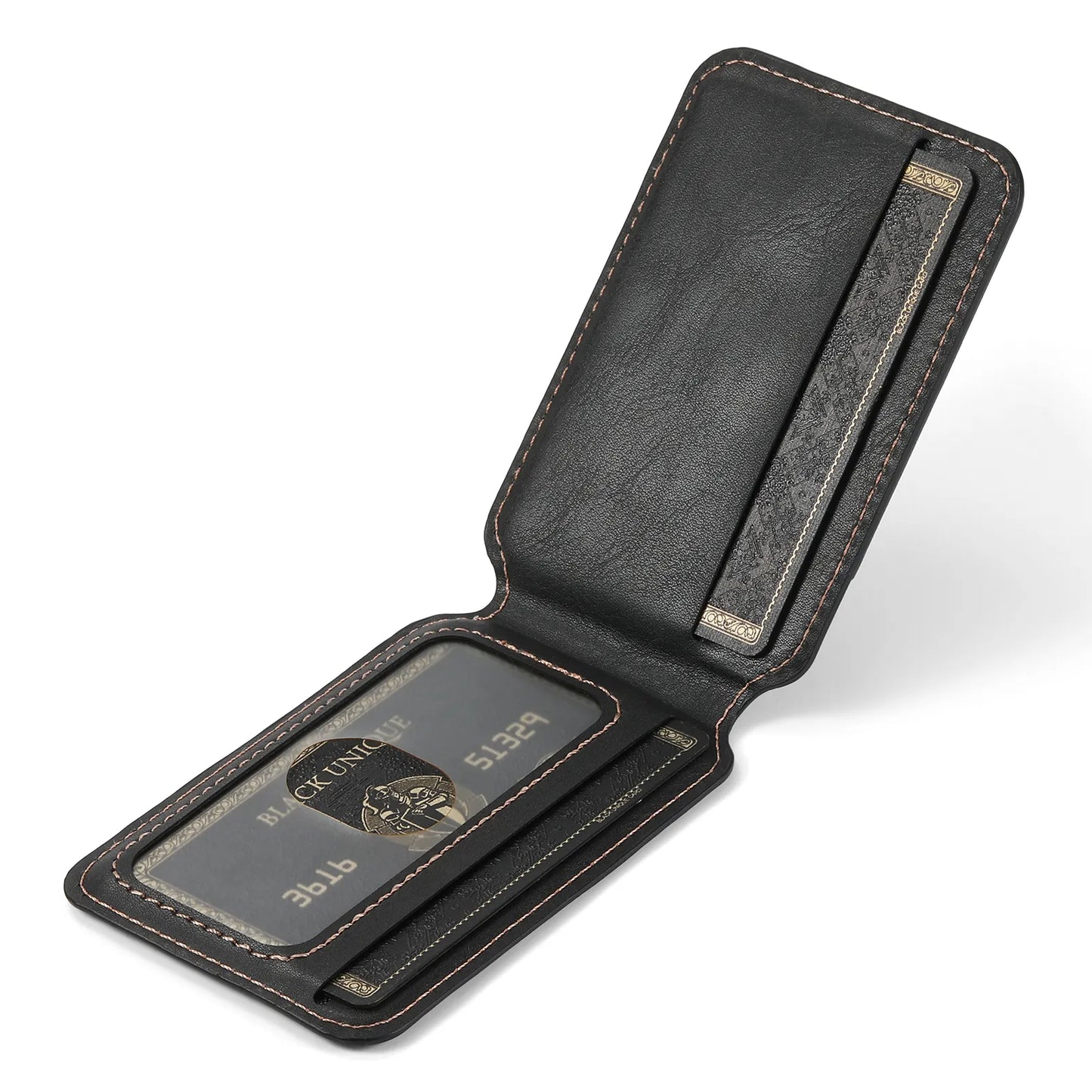 Funda de cuero para iPhone con billetera desmontable 2 en 1 MagSafe 