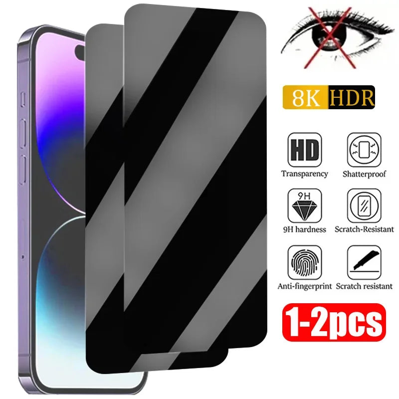 iPhone Anti-Spy Privacy Tempered Glass Screen Protector